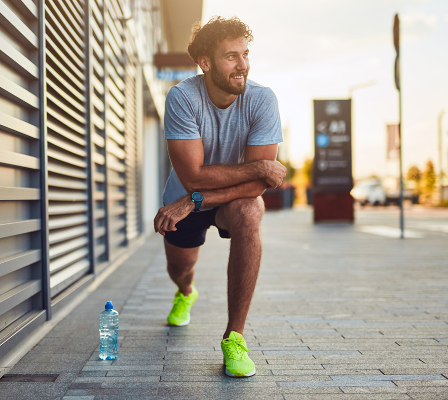 male runner