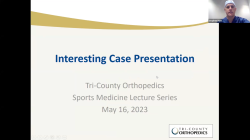 Knee Case Conference With Tri-County Orthopedics