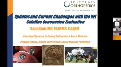 NFL Sideline Concussion Evaluation