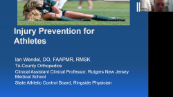 Injury Prevention for Athletes